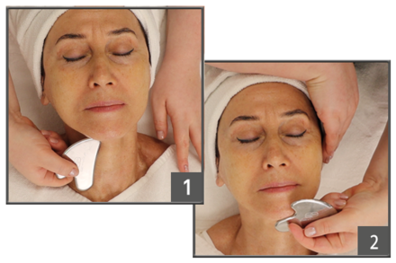 GUA SHA Schritte 1 und 2 GUA SHA Schritte 1 und 2